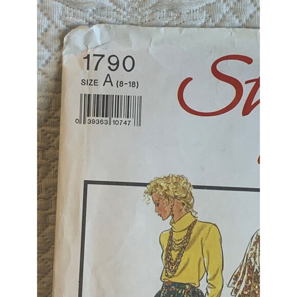Style Misses Wrap Skirt Sewing Pattern sz 8-18 1790 - uncut - Picture 8 of 10